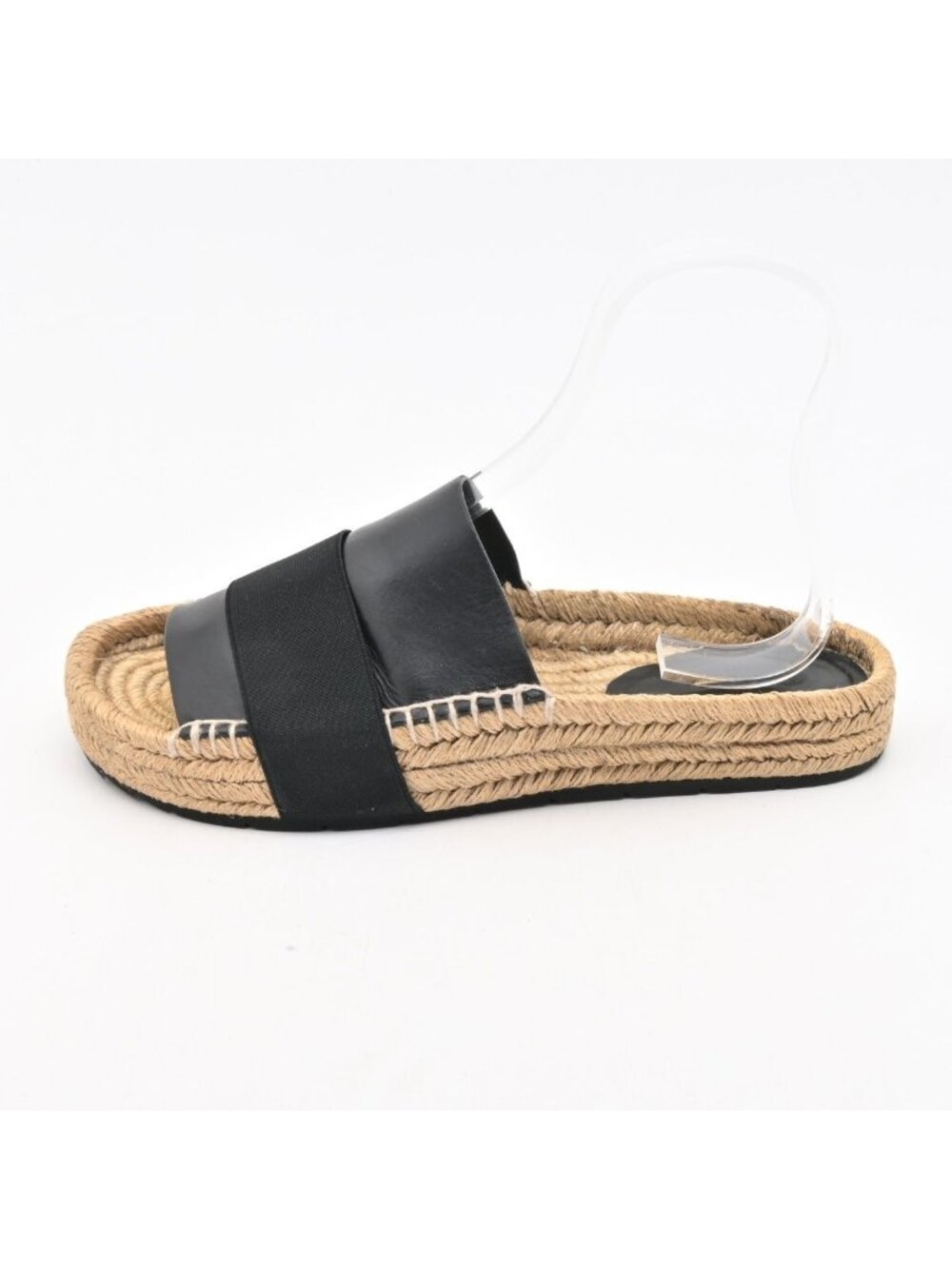 Balenciaga Sandals Black Beige Leather